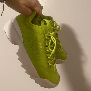 💚Green Fila Disrupters💚